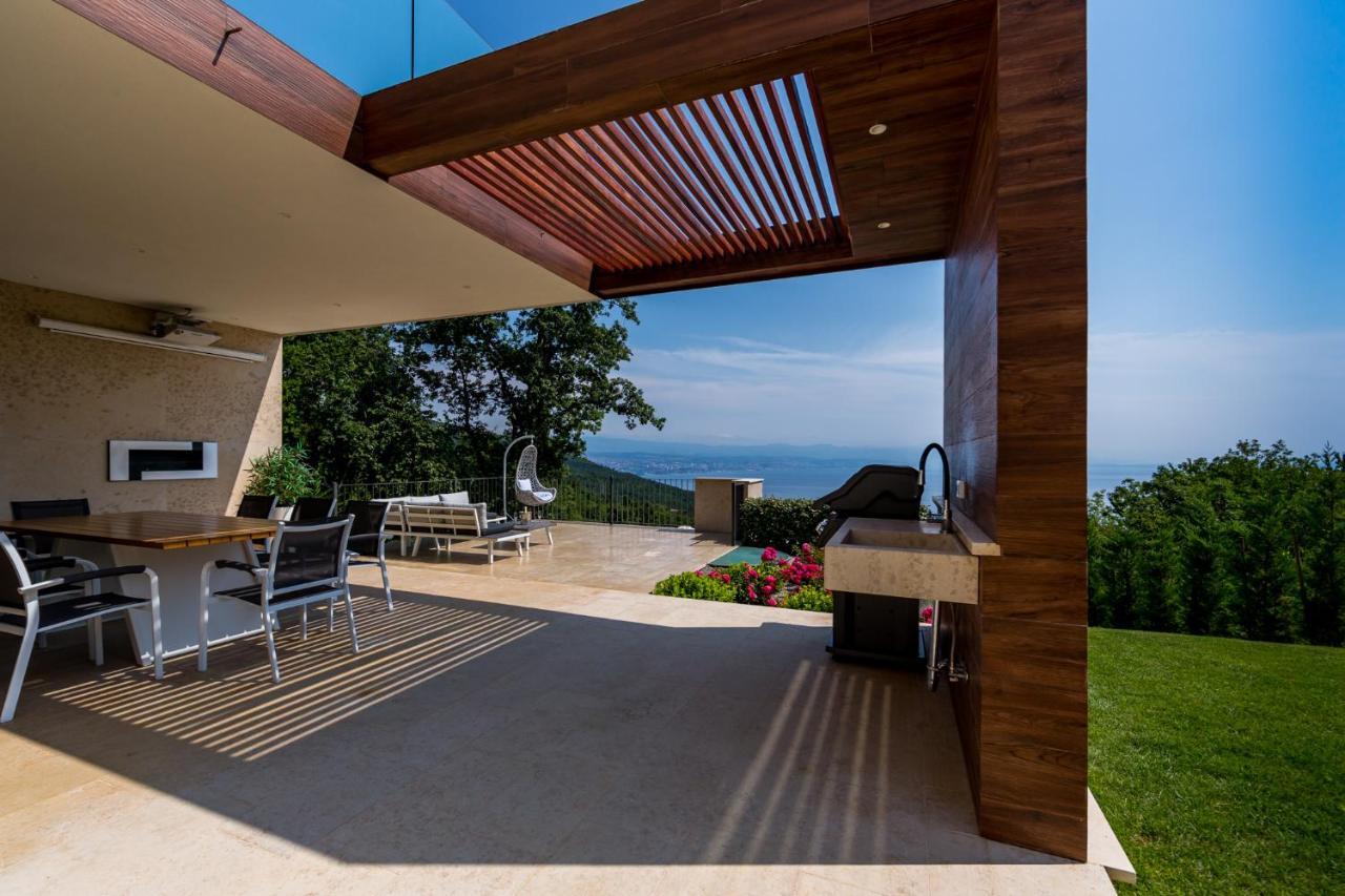 Villa Altavista - Seaview & Relax With Heated Pool & Minigolf أوباتيا المظهر الخارجي الصورة